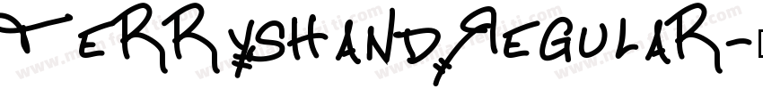 TerrysHand Regular字体转换